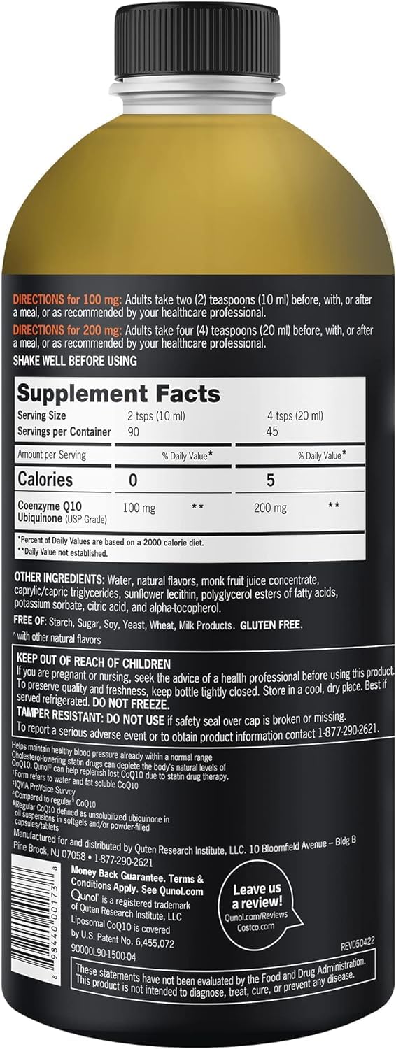 Qunol CoQ10 Liquide 100mg en contexte de vie quotidienne