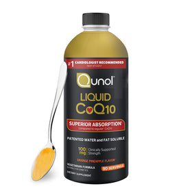 Qunol CoQ10 Liquide 100mg flacon avant vue