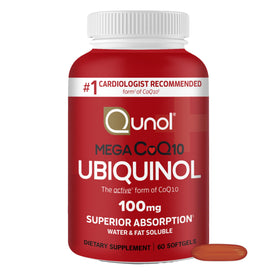 Qunol CoQ10 Ubiquinol 100mg vue de face