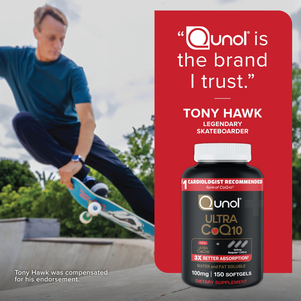 Qunol CoQ10 Ultra 100mg emballage ouvert