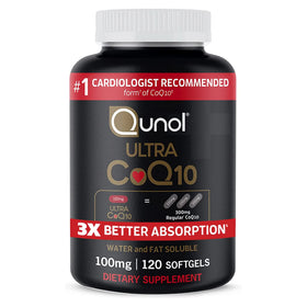 Qunol CoQ10 Ultra 100mg gélules vue avant