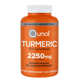 Qunol Curcuma 2250mg capsules avant Vue