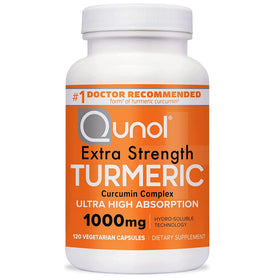 Qunol Curcuma Curcumine 1000mg boîte de 120 capsules vue avant