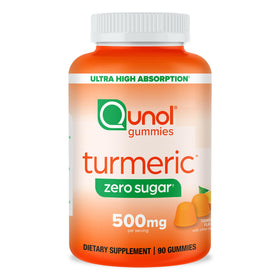 Qunol Gummies Curcuma Zéro Sucre 500mg pot de 90 unités