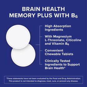 Qunol Mémoire Plus comprimés mâchables saveur baies et agrumes
