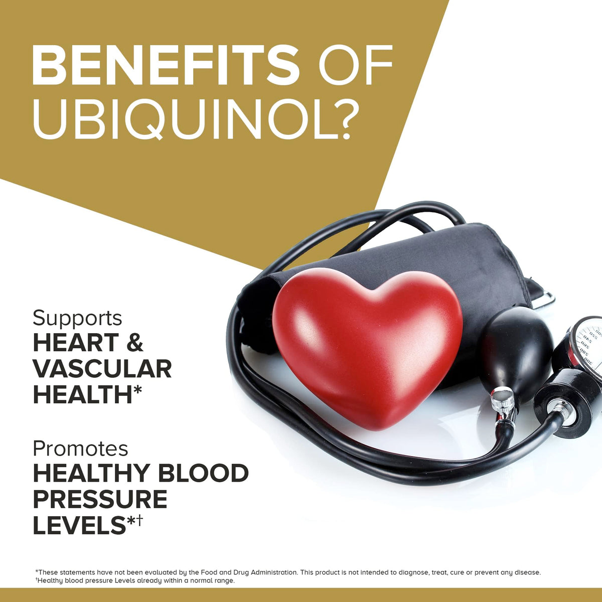Qunol Ubiquinol 100mg étiquette avec informations nutritionnelles