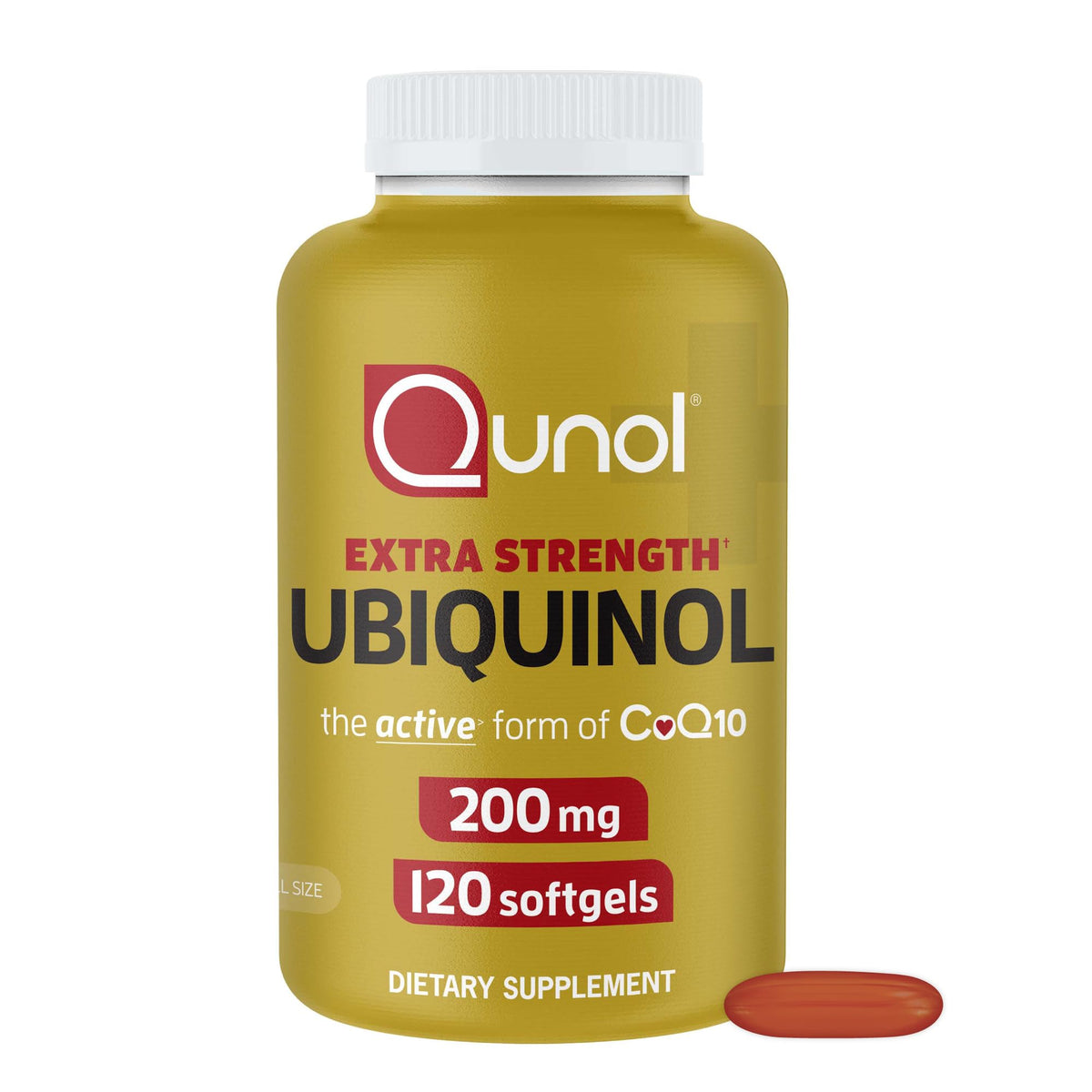 Qunol Ubiquinol 200mg boîte vue de face
