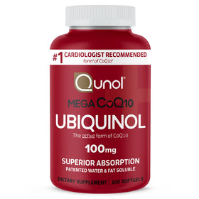 Qunol Ubiquinol CoQ10 100mg boîte vue de face