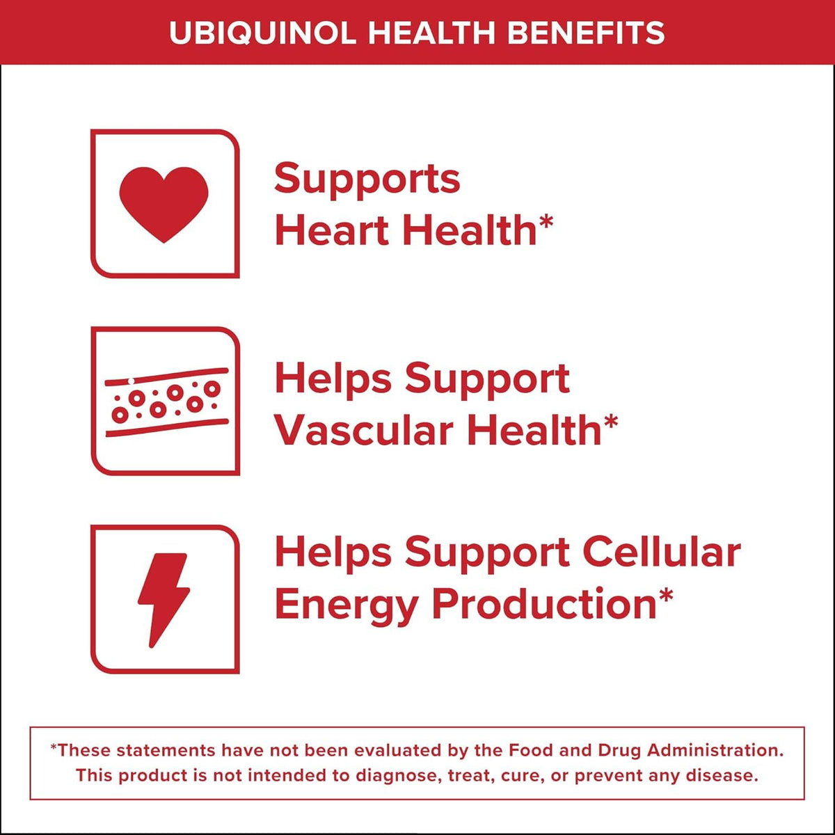 Qunol Ubiquinol CoQ10 100mg capsules vue de près