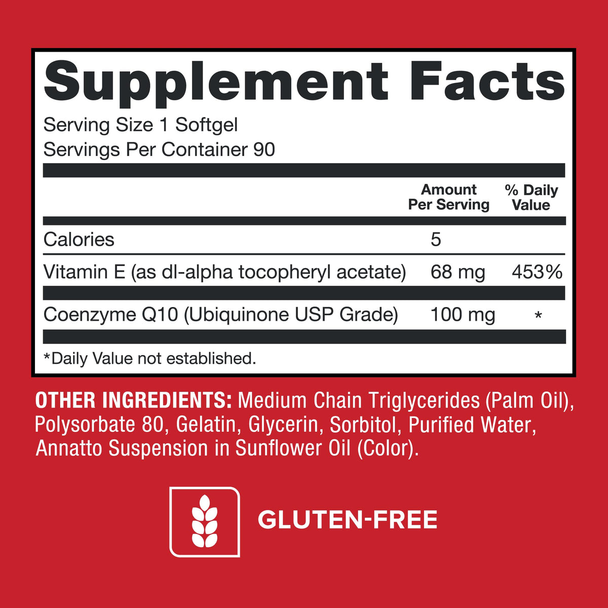 Qunol Ultra CoQ10 100mg avec d'autres compléments