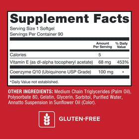 Qunol Ultra CoQ10 100mg avec d'autres compléments