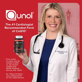 Qunol Ultra CoQ10 100mg étiquette détaillant les ingrédients