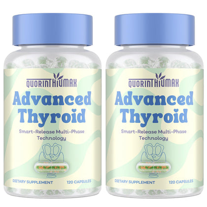 Quorinthiumax Complément Alimentaire Thyroïde Femmes 120 Capsules vue de face