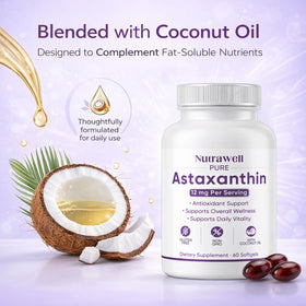 QUZOYU Astaxanthine 12mg gélules softgel côté