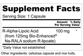 R Acide Lipoïque Wellness Resources avec un fond neutre