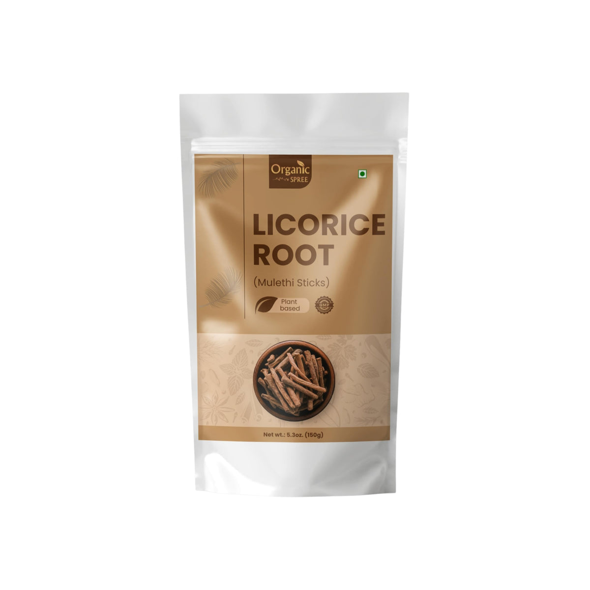 Racine de Réglisse ORGANIC SPREE 150g vue de face