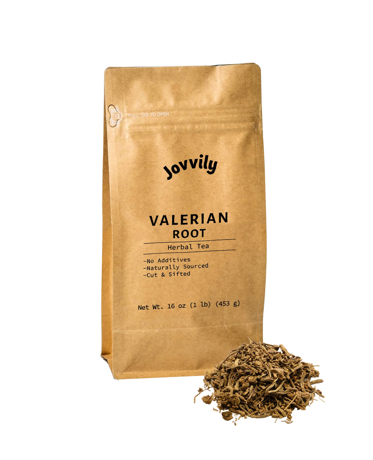 Racine de valériane Jovvily 490g vue de face