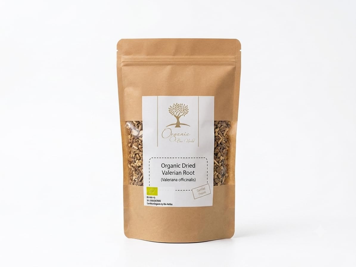 Racine de valériane séchée bio Organic Bio Herbs 70g vue de face