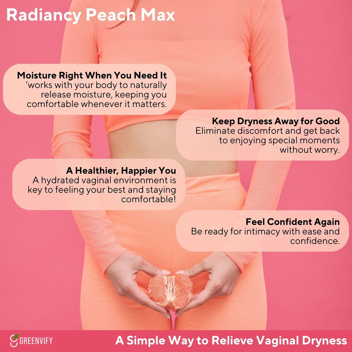 Radiancy Peach Max sur un fond de marbre
