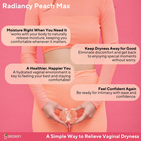 Radiancy Peach Max sur un fond de marbre
