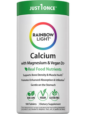 Rainbow Light Calcium Complex 180 comprimés vue de face