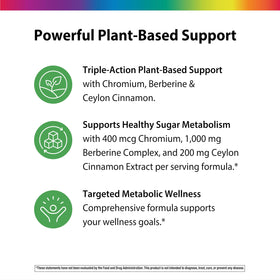 Rainbow Light Complément Alimentaire Berbérine 60 Capsules avec ingrédients naturels