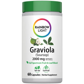 Rainbow Light Graviola Capsules 60 comprimés vue de face