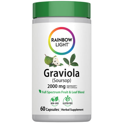Rainbow Light Graviola Capsules 60 comprimés vue de face