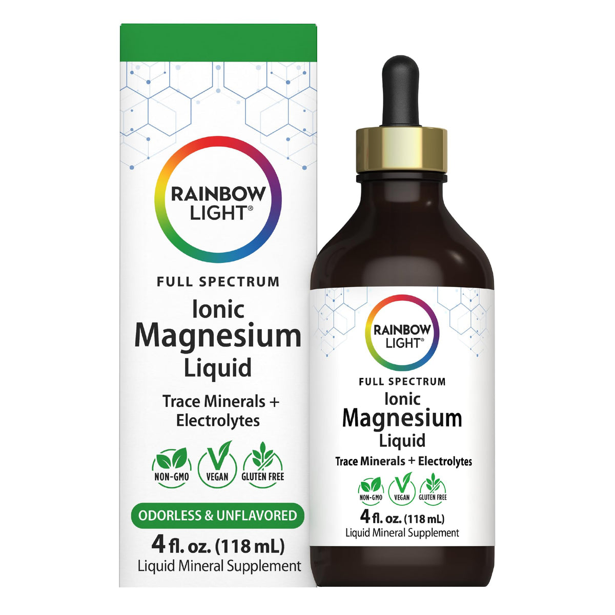 Rainbow Light Magnésium Ionique Liquide 118 ml vue avant