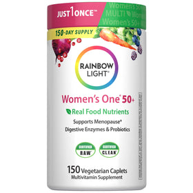Rainbow Light Multivitamine Femme 50+ 150 comprimés végétariens vue de face