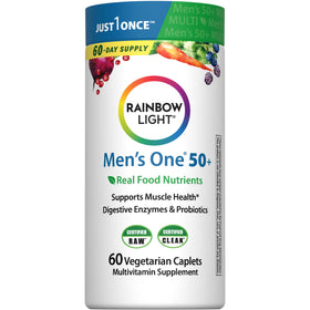 Rainbow Light Multivitamine One 50+ 60 comprimés végétariens vue de face
