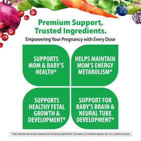 Rainbow Light Multivitamine Prénatale sur une table en bois