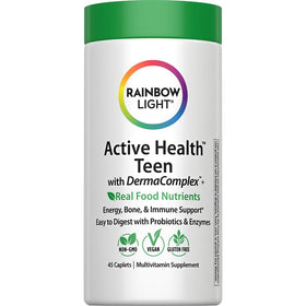 Rainbow Light Multivitamines pour Adolescents 45 comprimés, vue de face
