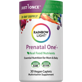 Rainbow Light Vitamines Prénatales 30 Caplets, vue avant