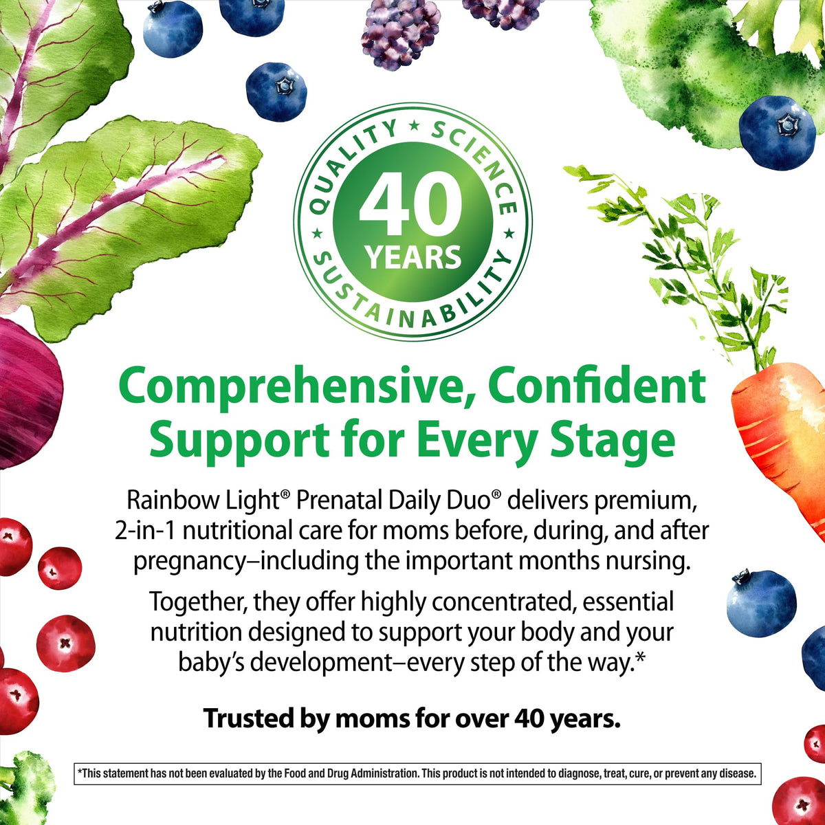 Rainbow Light Vitamines Prénatales DHA présentation du produit