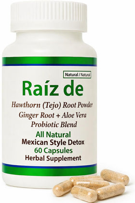 Raiz DE Tejocote Root avec racine de tejocote en arrière-plan