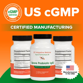 Rajsree Spore Probiotic IgG étiquette du produit