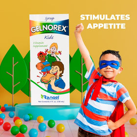 Rangel Gelnorex Sirop de Vitamine B 4oz étiquette
