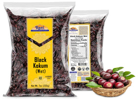 Rani Black Kokum 200g à côté d'autres épices Rani