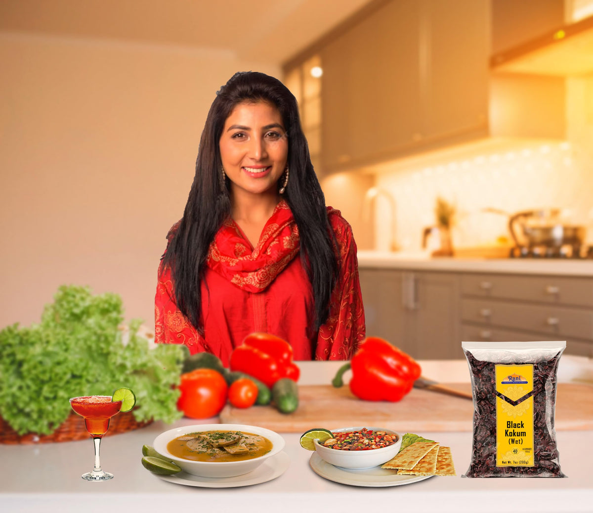 Rani Black Kokum 200g avec des épices indiennes