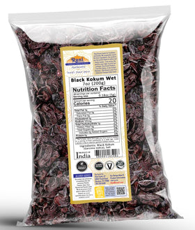 Rani Black Kokum 200g avec un plat traditionnel indien