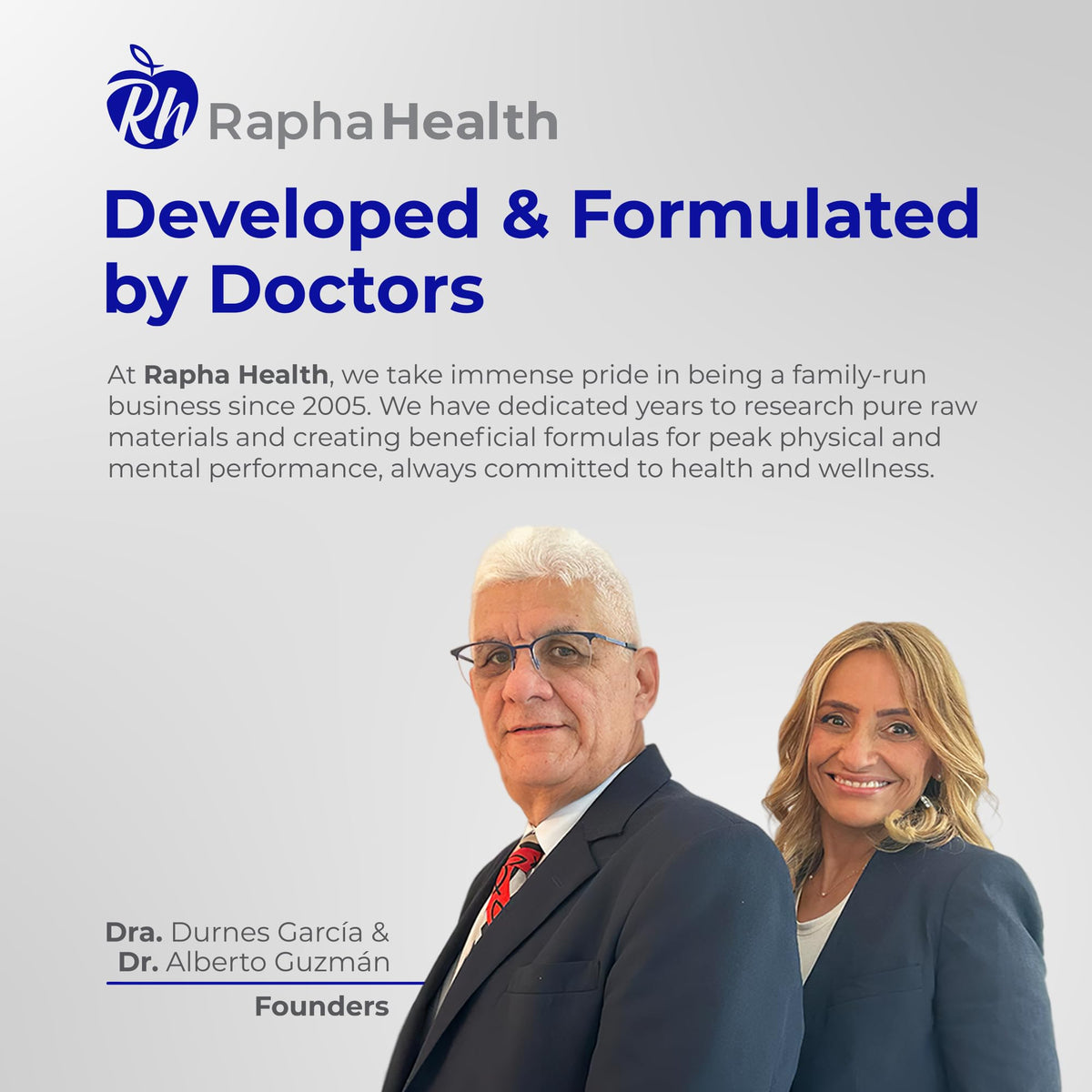 RAPHA HEALTH Complément Alimentaire Glutathion 100g sur un fond neutre