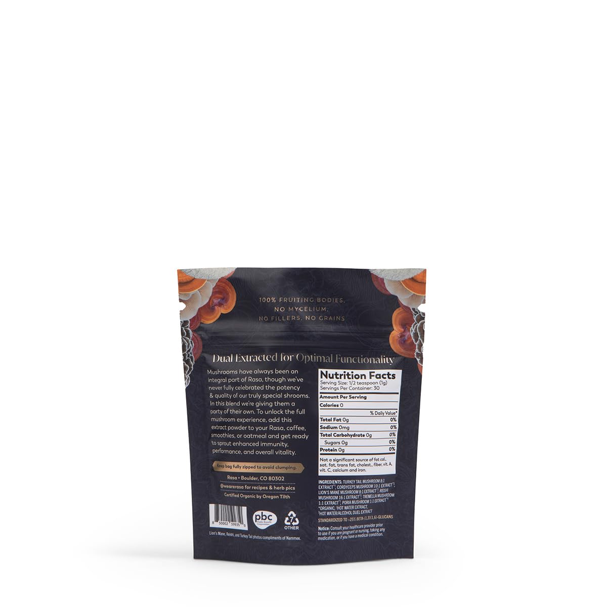 Rasa Koffee Magnificent Mushrooms Poudre d'Extrait de Champignon en utilisation quotidienne