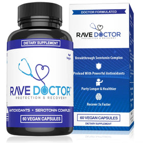 Rave Doctor 5 HTP complément alimentaire en capsules véganes