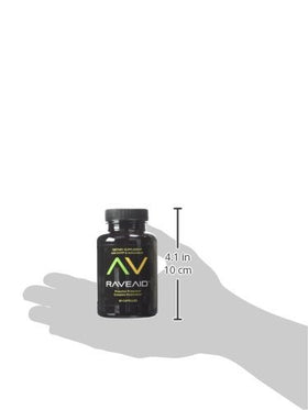 RaveAid Complément Alimentaire 60 Capsules - Capsules dans une main