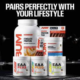 RAW EAA Plus poudre d'acides aminés 540g avec shaker