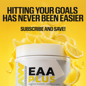 RAW EAA Plus Poudre d'Aminoacides 540g saveur Pastèque Raisin en mélange