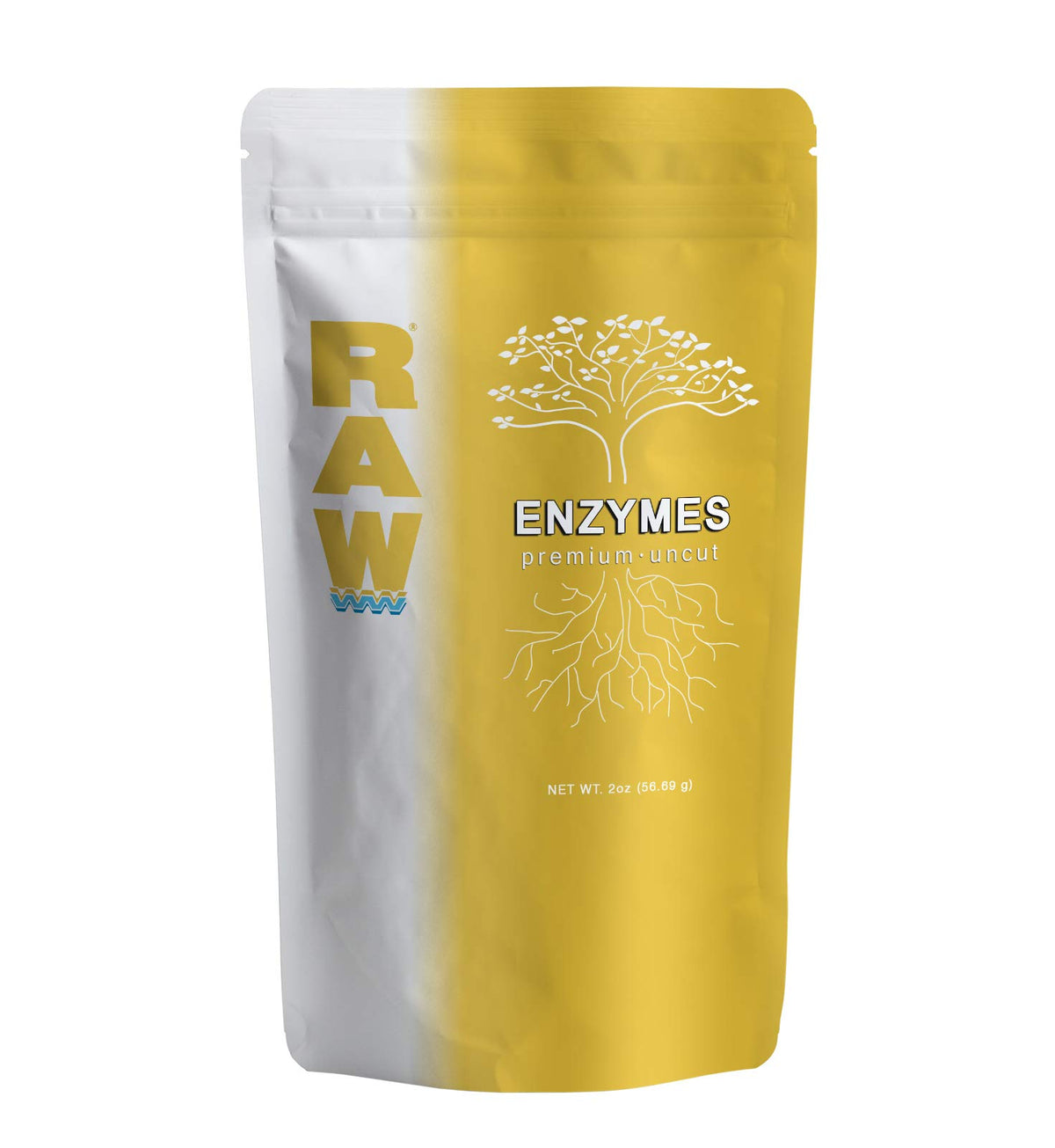 RAW Enzymes 64g devant avec étiquette visible