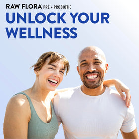 Raw Flora Probiotiques 150 Milliards CFU en environnement naturel