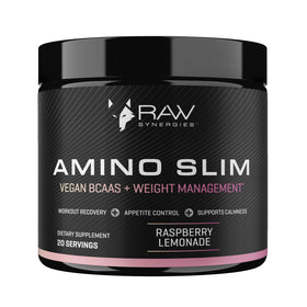 RAW Synergies Amino Slim 240g Framboise Citron - vue de face